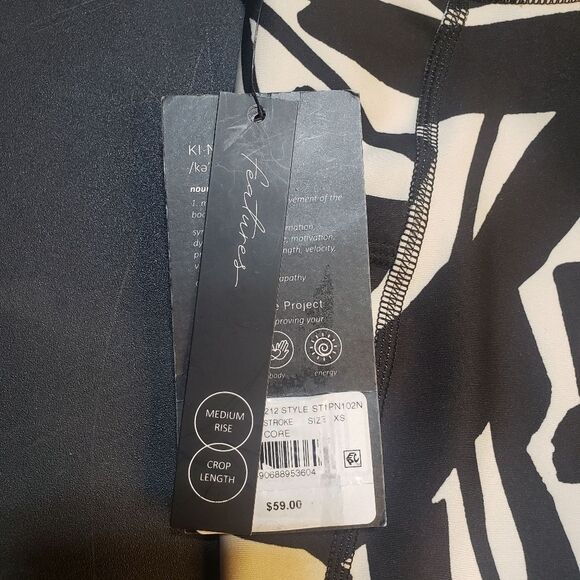 Kinesis High Rise Abstract Leggings Size XS Yoga Athleisure - Picture 7 of 12